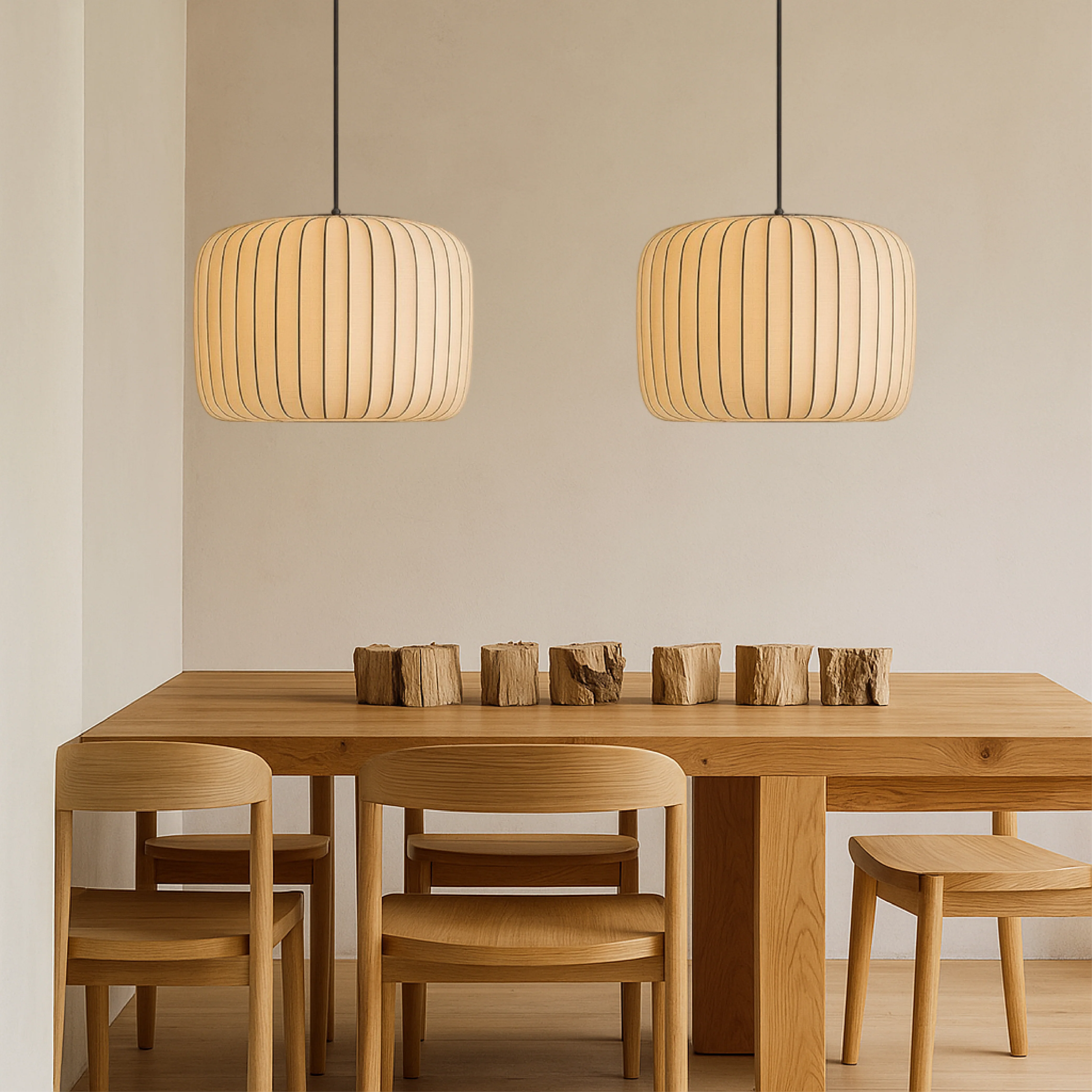 Silk Pendant Light - Modern Ceiling Fixture for Living Room - Image 4