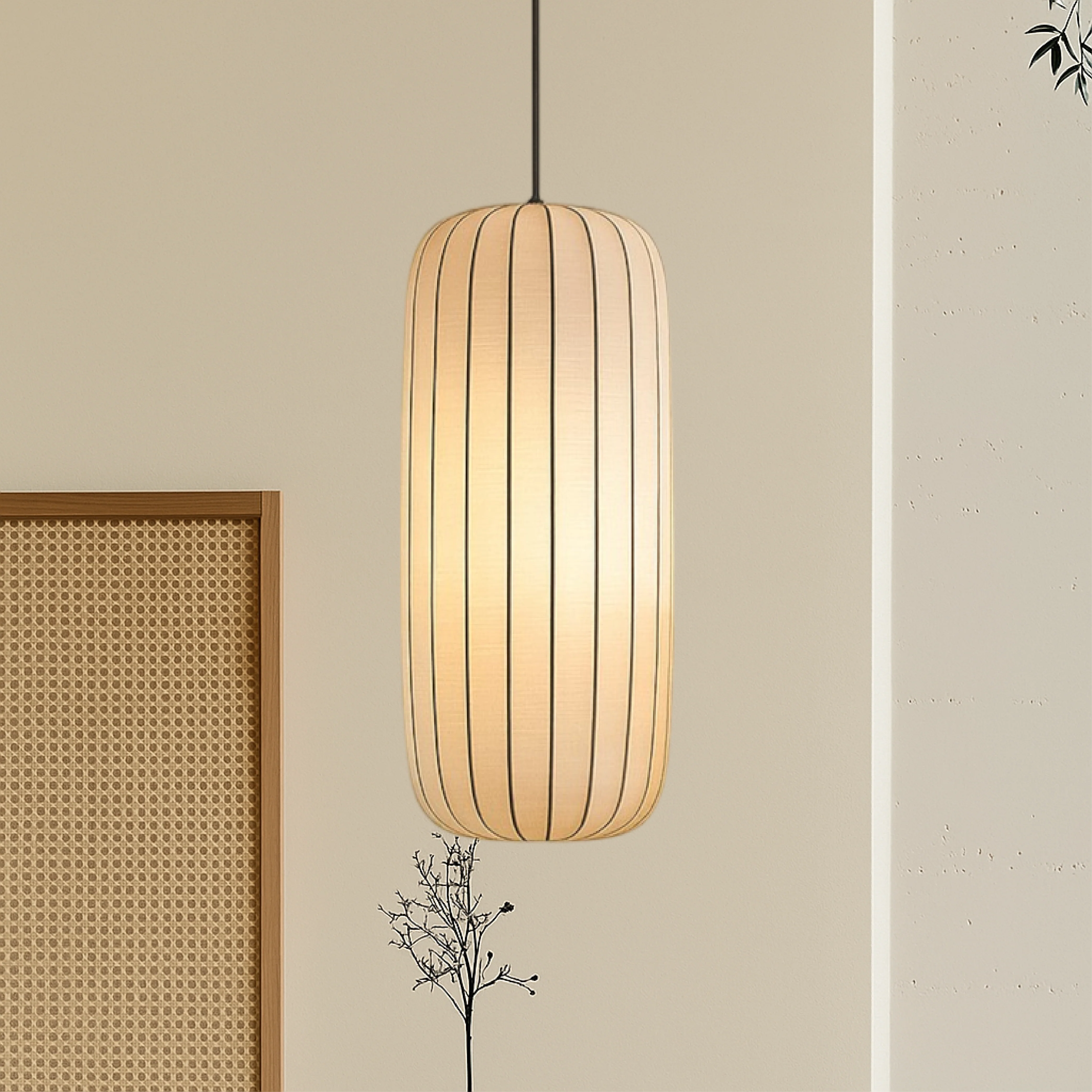 Silk Pendant Light - Modern Ceiling Fixture for Living Room - Image 6