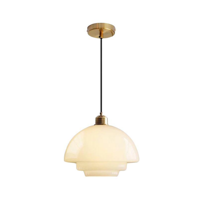 Soft Milky White Glass Pendant Light - Modern Ceiling Fixture - Image 4
