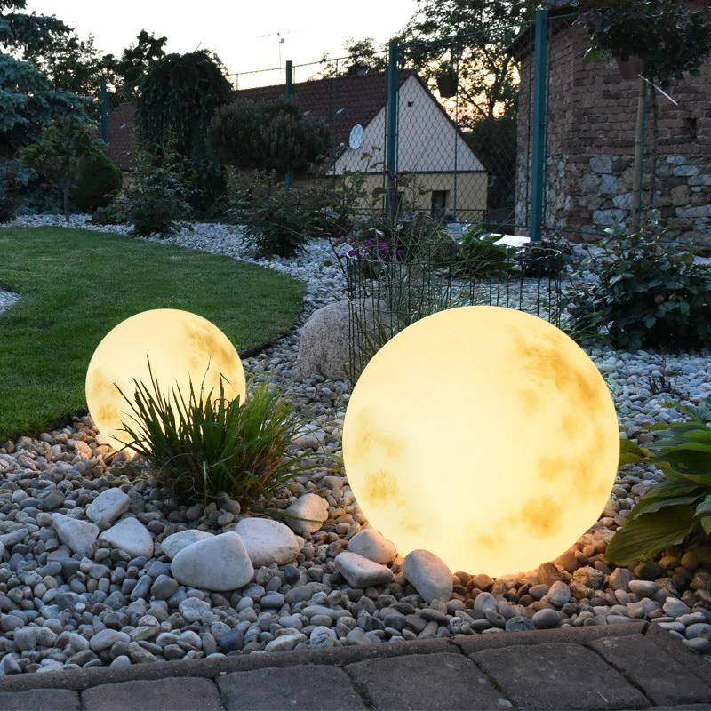 Solar Moon Garden Lamp - Outdoor LED Night Light