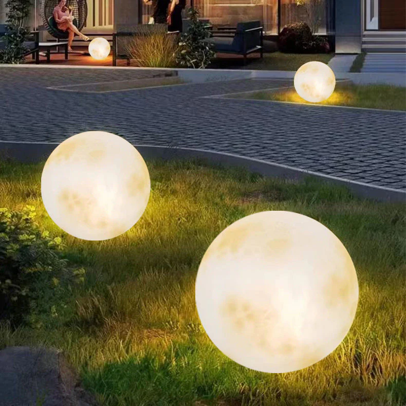 Solar Moon Garden Lamp - Outdoor LED Night Light - Image 3