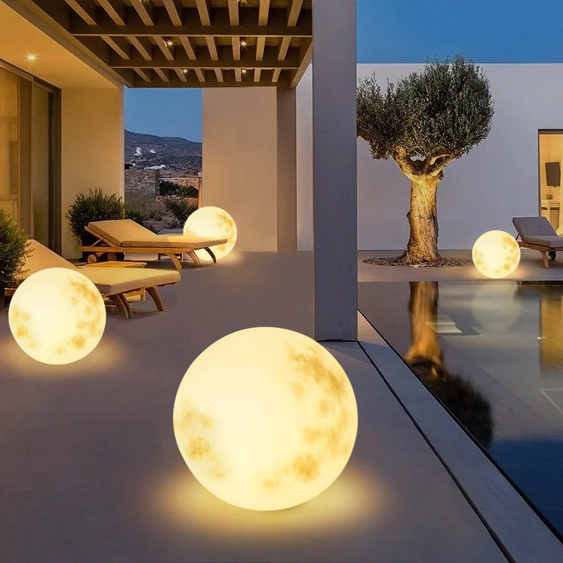Solar Moon Garden Lamp - Outdoor LED Night Light - Image 4