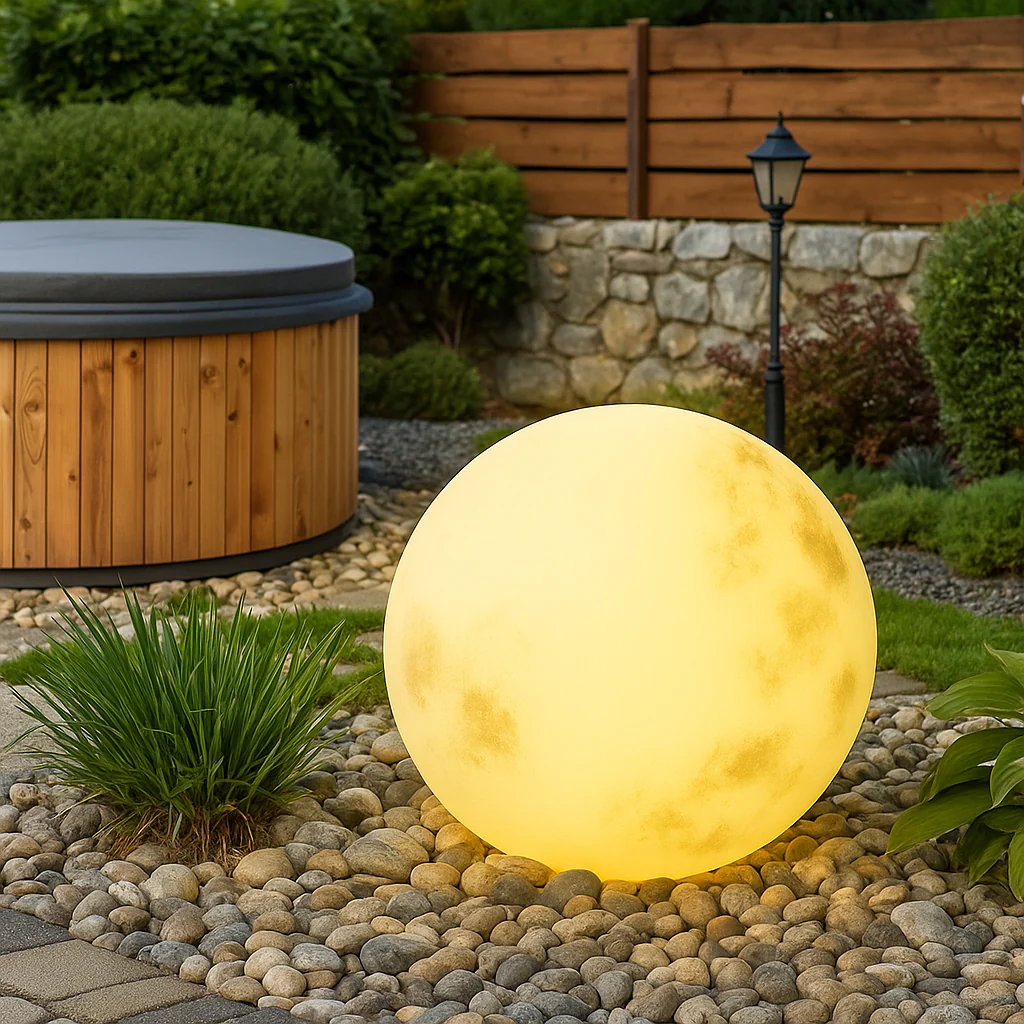 Solar Moon Garden Lamp - Outdoor LED Night Light - Image 7
