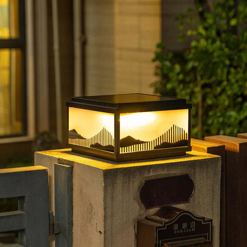 Solar Outdoor Post Light - LED Pathway Garden Lamp, Weatherproof - Image 2