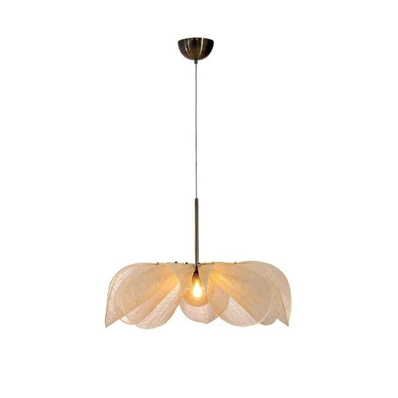Textured Fabric Pendant Light with Soft Glow - Modern Ceiling Fixture - Image 6
