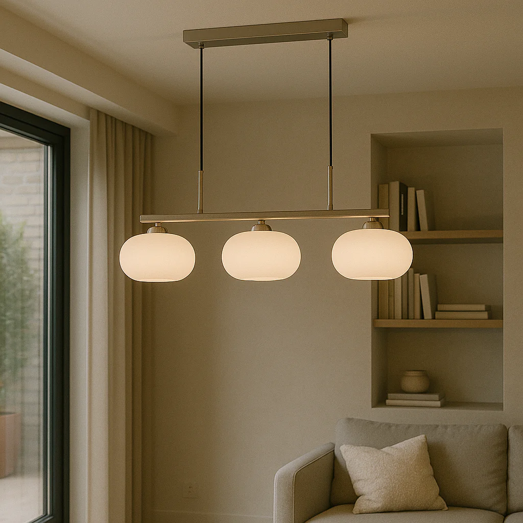 Tri-Head Bauhaus Pendant Light - Modern Ceiling Fixture - Image 2