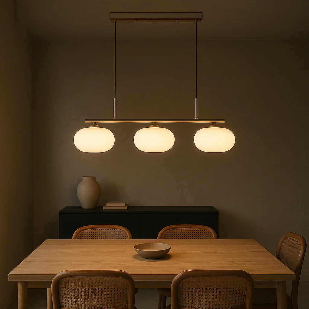 Tri-Head Bauhaus Pendant Light - Modern Ceiling Fixture - Image 5