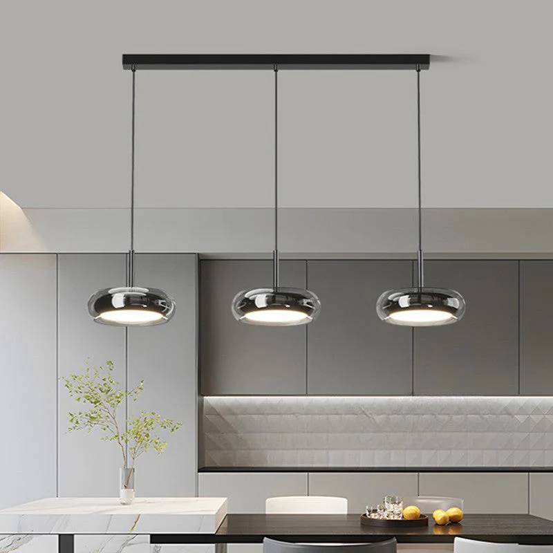 Triple-Head Kitchen Pendant Light, Modern Dimmable Fixture - Image 2