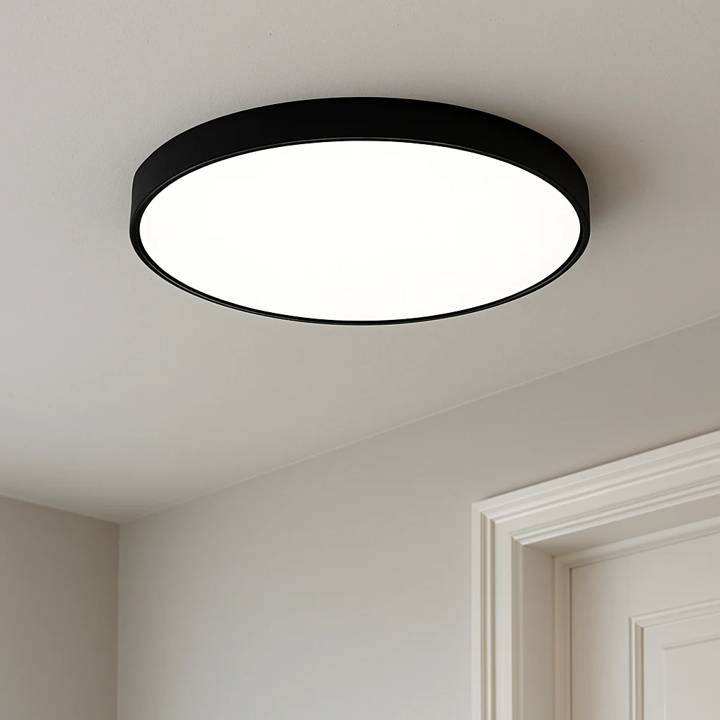 Ultra-Thin LED Ceiling Light - Slim Flush Mount Fixture