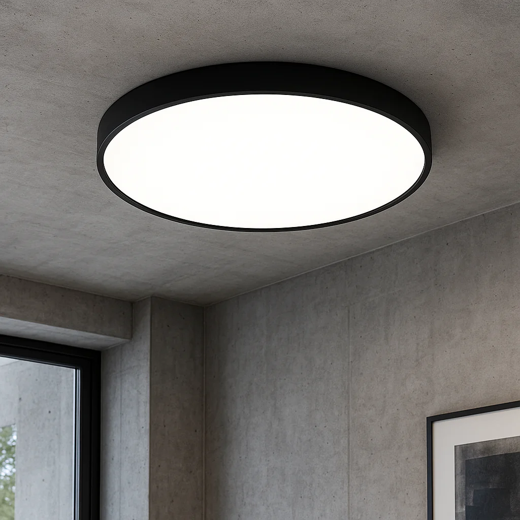 Ultra-Thin LED Ceiling Light - Slim Flush Mount Fixture - Image 5