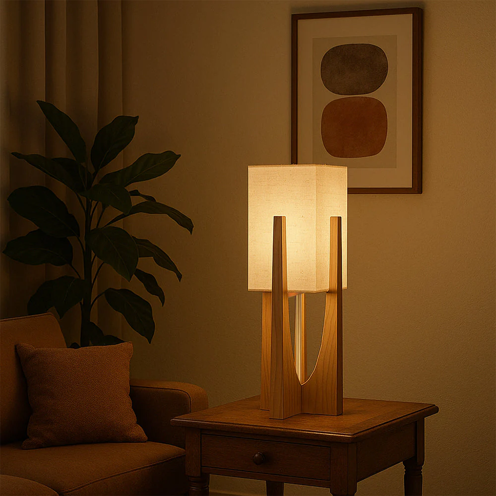 Wabi-Sabi Japanese Floor Lamp - Minimalist Modern Lighting - Image 3