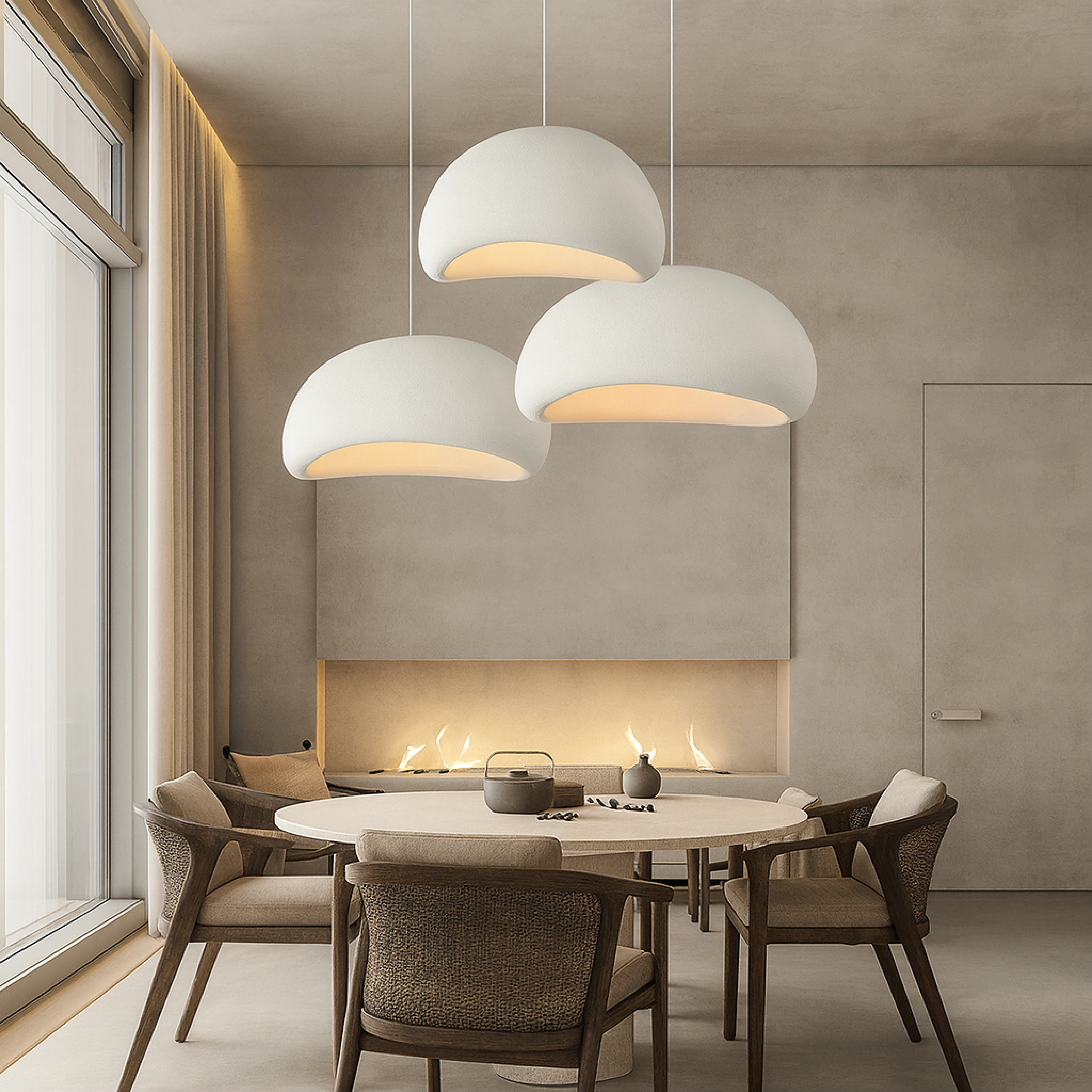 Wabi-Sabi Pendant Light - Minimalist Modern Home Lighting
