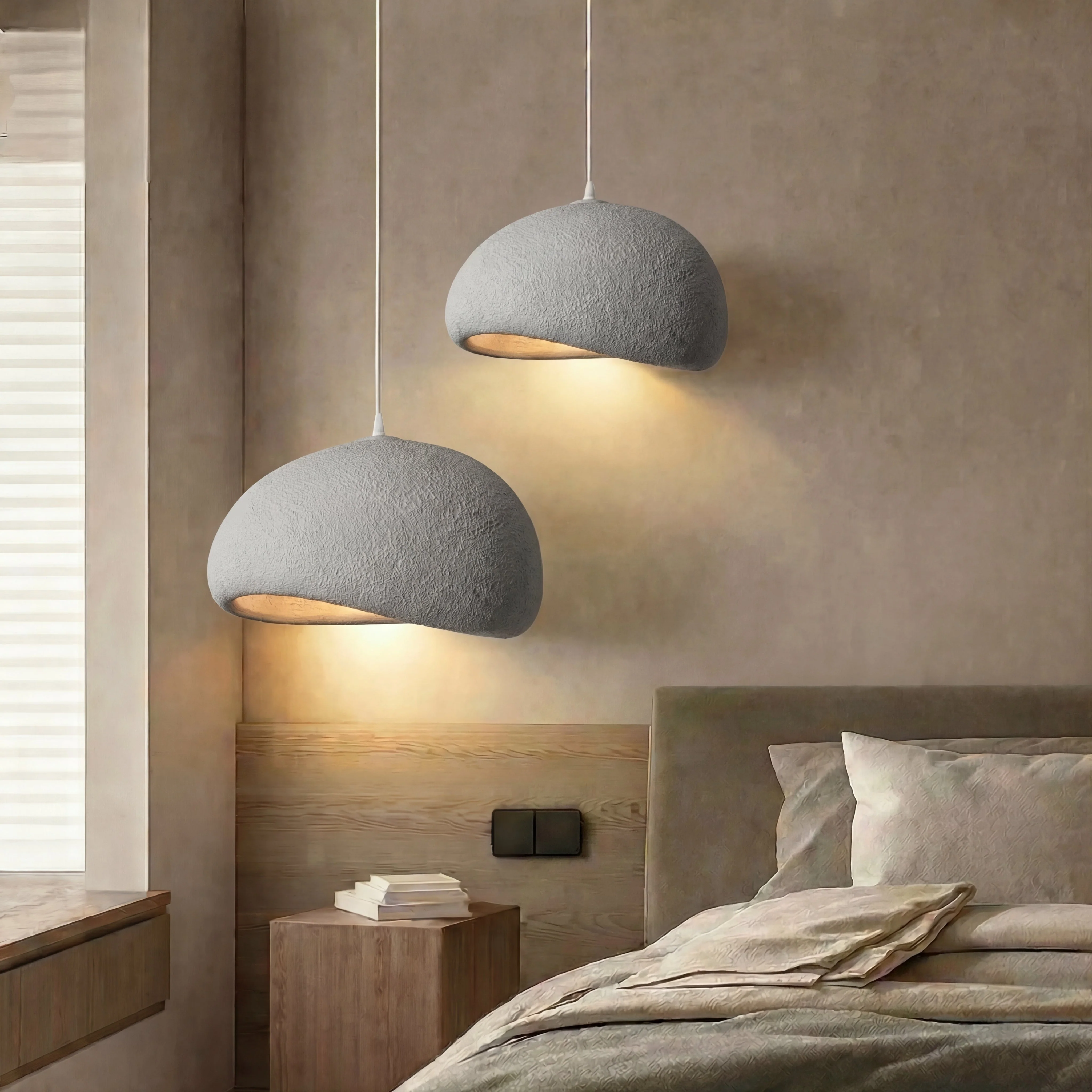 Wabi-Sabi Pendant Light - Minimalist Modern Home Lighting - Image 2