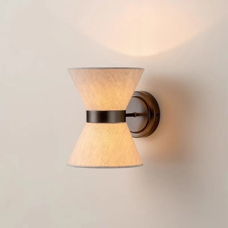 Wabi-Sabi Silk Wall Sconce Handcrafted Japanese-Inspired Lighting - Image 2